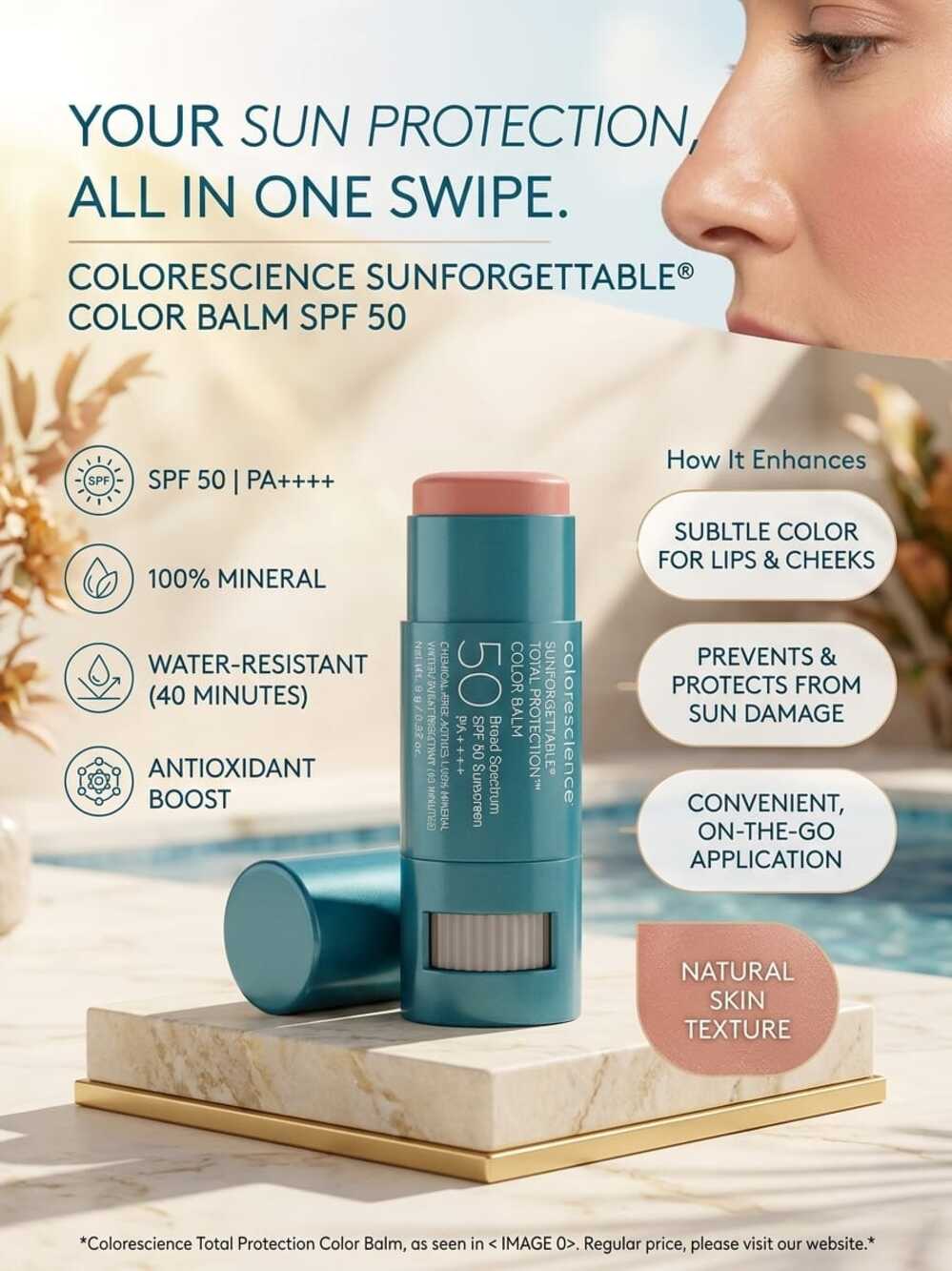 SUNFORGETTABLE® TOTAL PROTECTION® COLOR BALM Color Blush